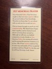 New In Memory A Faithful Friend Holy Card Laminated with pet Dog Memorial Prayer — photo 2