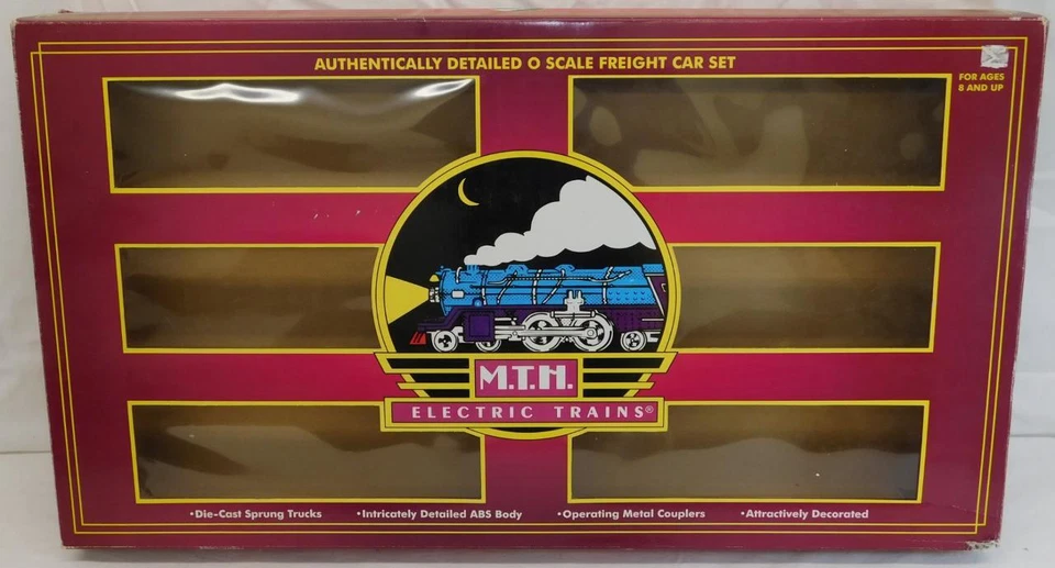 MTH 20-97060 UP Four Bay Hopper Six Car Set O Union Pacific 6 diff #s COAL loads - Image 2 of 4