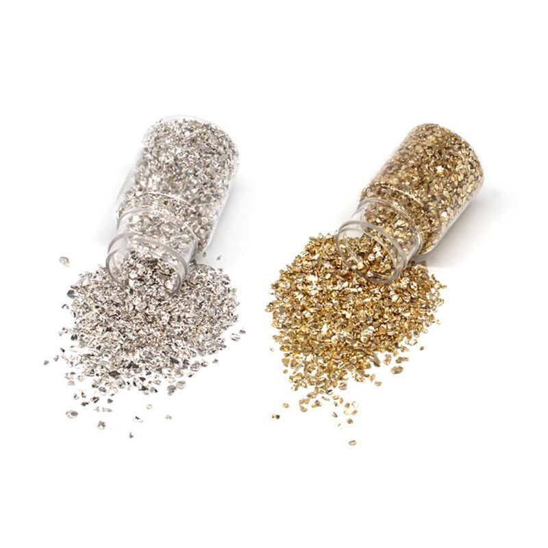 Crystal Resin Decorative Metal Crushed Stones DIY Jewelry Making Filling