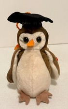 TY Beanie Baby WISE the OWL Class of '98-- 1997 Birthday NWT