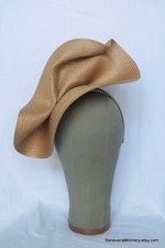 Beige Fascinator Headband Wedding Guest Race Day Millinery Melbourne Cup