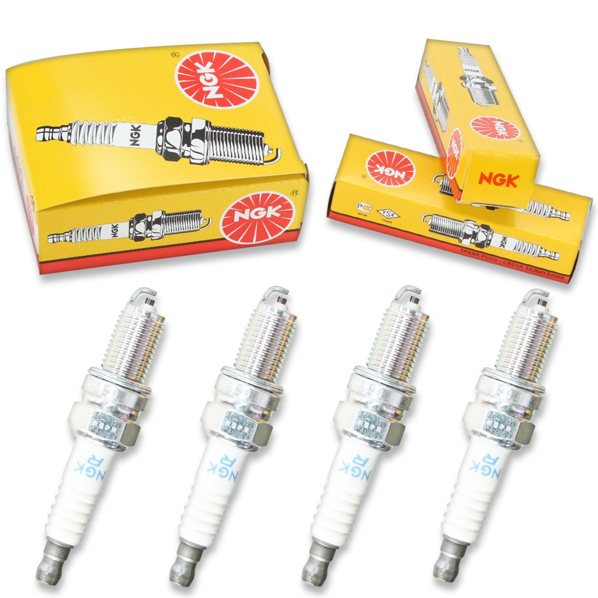 4pcs 2012 Victory V12XB36 NGK Standard Spark Plugs 1731 Kit Set Engine re