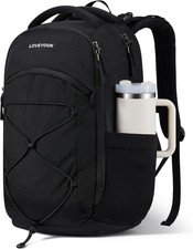 LOVEVOOK Everyday Laptop Backpack for Women & Men With Tumbler Holder