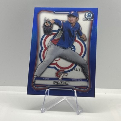 2026 Bowman Chrome WBC-39 #BCP-125 Wei-En Lin Blue Refractor #/150 Taipei