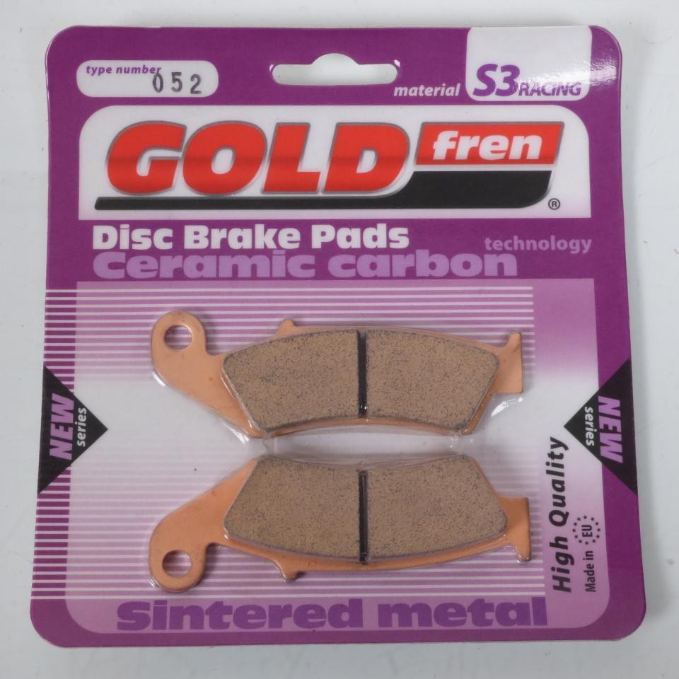 Plaquette de frein Gold Fren pour supprimer les sifflements sur Honda Vfr 400R