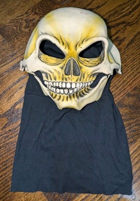 Be Something Studios Halloween Hooded Skull Mask Skeleton 1992 BSS Classic Vtg 