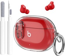 Beats Studio Buds/Studio Buds Plus Case Cover Clear 2021/2023 Men Lock