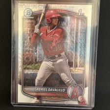 2025 Bowman Chrome - Prospects Gabriel Davalillo #BCP-178 Mini-Diamond Refractor