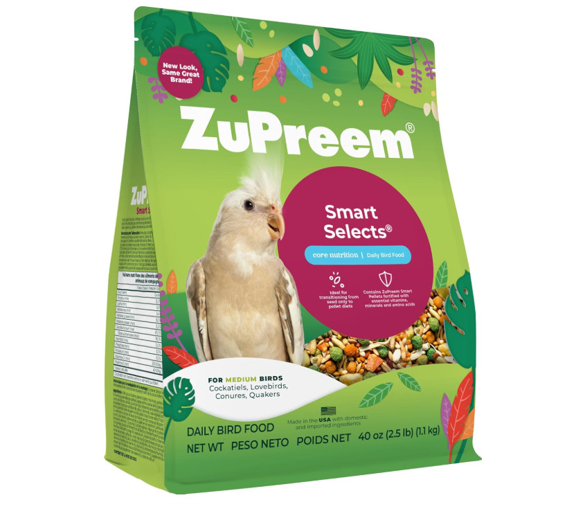 ZuPreem Smart Selects Pellets & Seed Blend, Daily Food for C