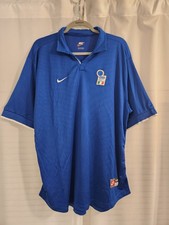 1997-98 Italy Home Nike Vintage Football Shirt Soccer Jersey XXL