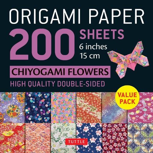 ORIGAMI PAPER 200 SHEETS CHIYOGAMI FLOWE by Studio (Ed) Tuttle | PB | 2023 - Image 2