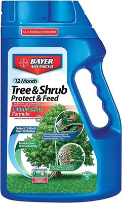 BioAdvanced 12 Month Tree and Shrub Protect and Feed, Granules, 4 lb, Insect Kil