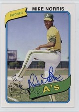 2005 Topps All-Time Fan Favorites Mike Norris #FFA-MNO Auto 7xr