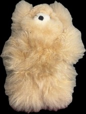 Real Alpaca Fur Teddy Bear Peruvian Super Soft Fluffy Stuffed Animal US29