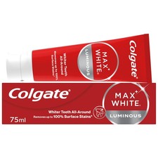 Max White Luminous Toothpaste 75ml Teeth whitening Toothpaste Clinically Proven 53.60 per litre