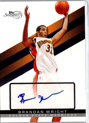 2008-09 Topps Signature #TSA-BW Brandan Wright Autographs #/3645