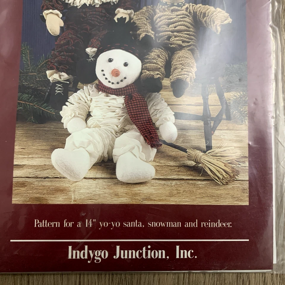 Yo Yo’s Toy Dolls  Sewing Pattern  Indygo Junction Yuletide 14” Karen Kottke - Image 2 of 4