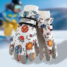 Cute Children's Ski Gloves,Waterproof,Touchscreen Compatible,Windproof And Warm