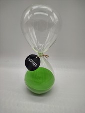 SWISSELITE Hourglass Sand Timer, Hourglass, Sand Clock Macaw Green 30 minute