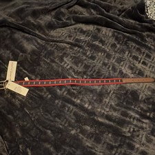 NWT Janie and Jack Boys 2T-3T Red Skinny Leather Nutcracker Holiday Belt