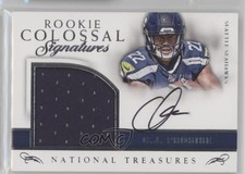 2016 National Treasures Rookie Colossal Signatures /99 CJ Prosise #18 Auto 1u0