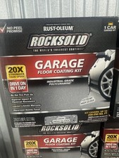 Rust-Oleum RockSolid 1 Car Garage Floor Kit - 90 oz. - Gray Polycuramine