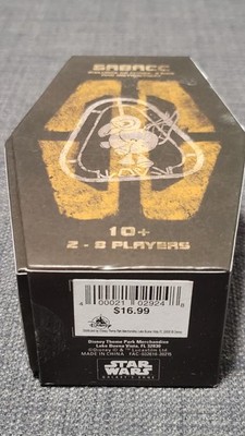 Star Wars Galaxy's Edge SABACC Card & Dice Game Disney Theme Parks