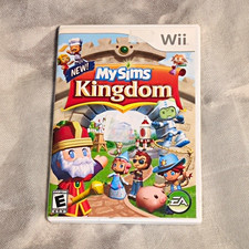 EA MySims Kingdom Nintendo Wii (2008) Complete Case Manual Disc E NTSC-U/C