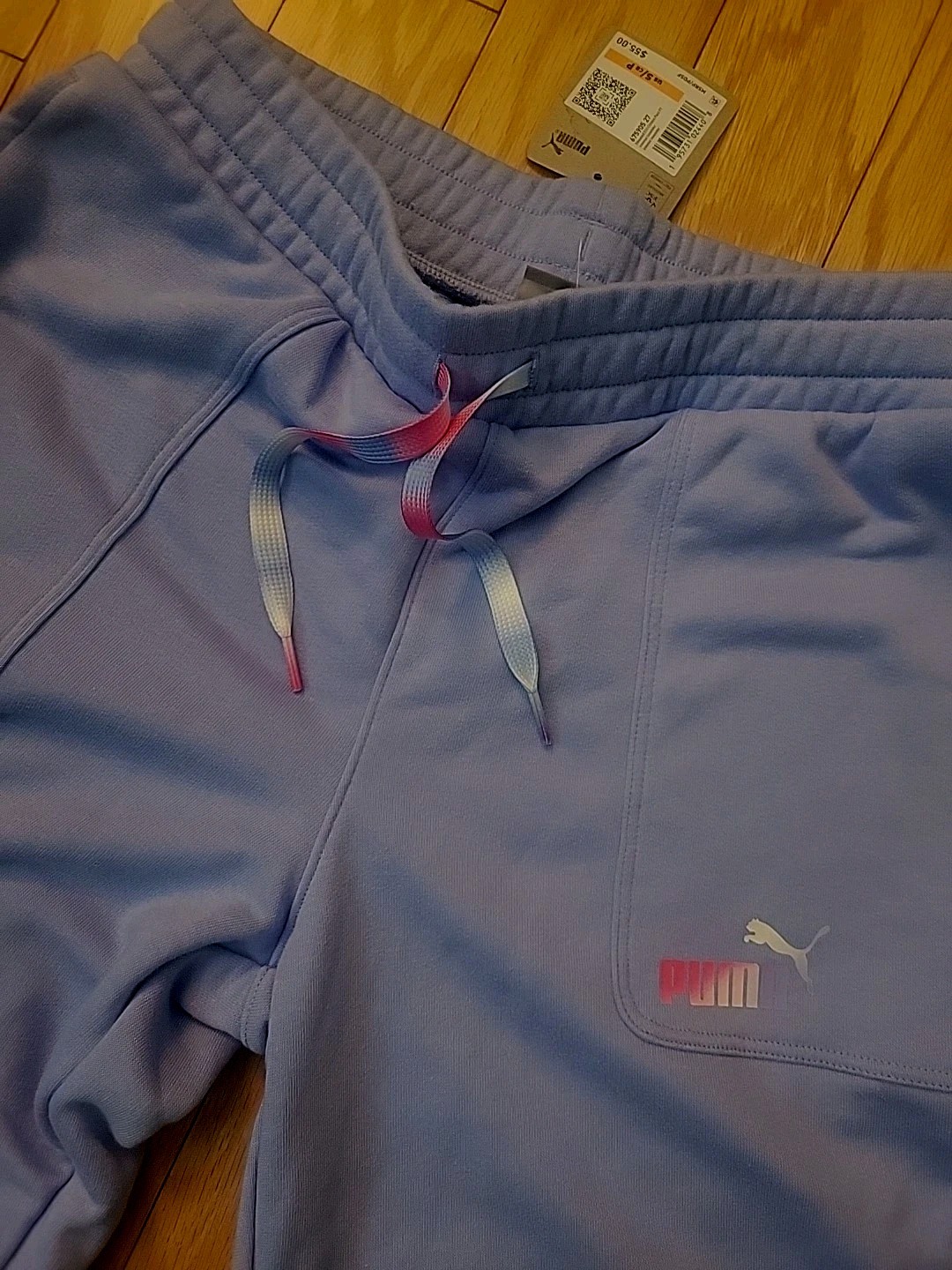 PUMA Elevated Essentials Ombre Pants Womens Purple Casual Athletic Bottoms  Smal thumbnail 3