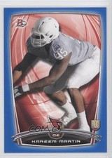 2014 Bowman Rookies Blue 38/499 Kareem Martin #49 1b8