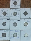 Mercury And Barber Dimes , Lot Of 10. Various Dates/ Mints