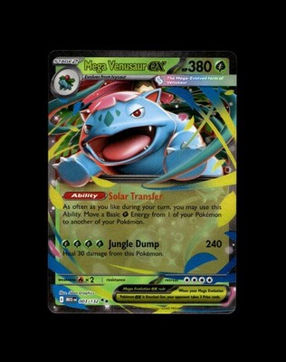 Bulbasaur Ivysaur Venusaur Pokemon Card! Holo/Reverse Holo EX VMAX Rare Cards!