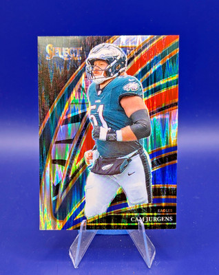 2025 Panini Select - Club Level Cam Jurgens #292 Red & Blue Shock