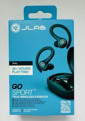 Jlab Go Sport+ True Wireless Earbuds - Teal (Brand New & Sealed) - Image 1 of 4