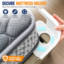 4PCS Lock Sheet Holders Keep Sheets Tight Heavy Duty Straps Fit All Mattresses