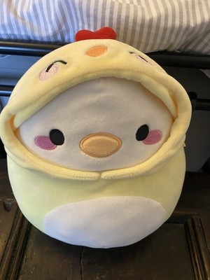 Squishmallows 8 Zoll Nudeln Ente Huhn Kostüm kleiner Schnabel Rarität Kelly Toy