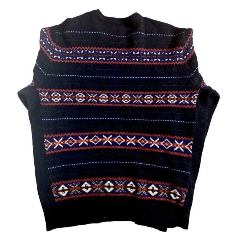 Rag & Bone Mens Multi Wesley Fair Isle Wool Crewneck Sweater Size XL NWOT - Image 4 of 4