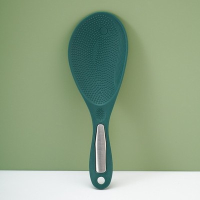 PP Rice Serving Spoon with Steel Embellished Handle for Home Cooks Outdoor Use