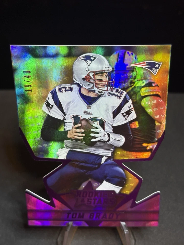 2015 Panini Rookies & Stars Tom Brady Die Cut #SS1 /49 - The Goat - Image 4 of 4