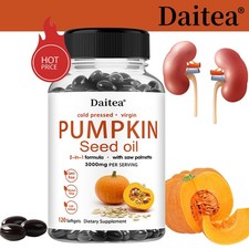 Pumpkin Seed Oil Capsules  Helps maintain hair,urinary system and prostate health