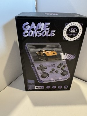 R36S Open Source Handheld Game Console, 3.5'' IPS Screen, 640x480, Orange