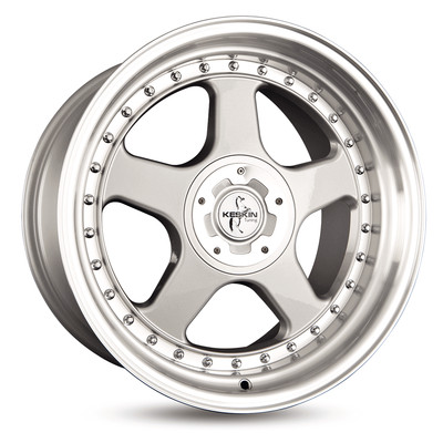 18 Zoll KESKIN KT1 5x112/120 ET15 Alufelgen SILVER LIP POLISH
