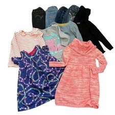 11Pc Clothing Lot Girls 4 Toddler Jeans Tops Dresses