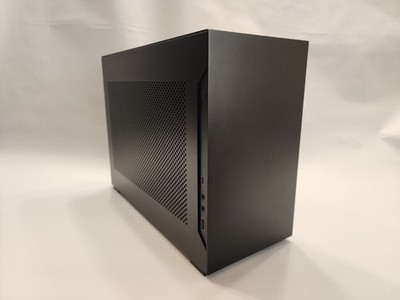 Lian Li A4-H20 Mini-ITX PC Case Small Form Factor SFF Aluminum Black (A4-H2OX5)