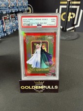 2024 TOPPS CHROME DISNEY FROZEN ONCE UPON A TIME RED REFRACTOR /5 PSA 9 POP 1