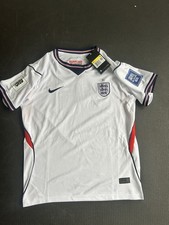 England Home full kit white Kids youth size large (28) shorts and shirt included
