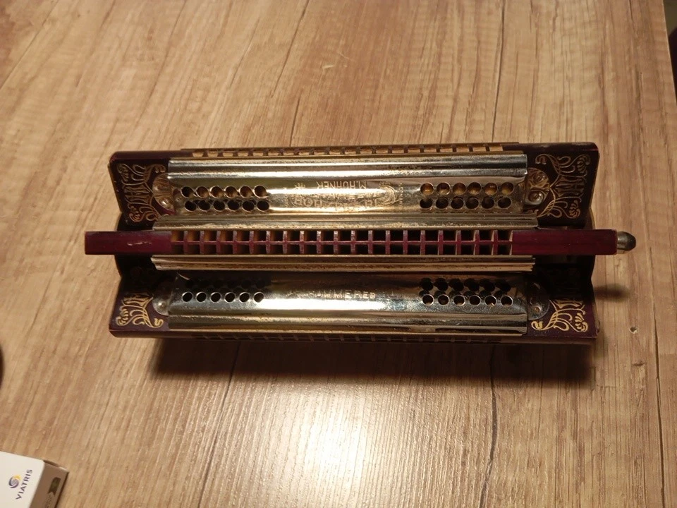 Harmonica Vintage Musica-Steyr - Occasion En Bon état - Pour Collection Ou Musique Rétro