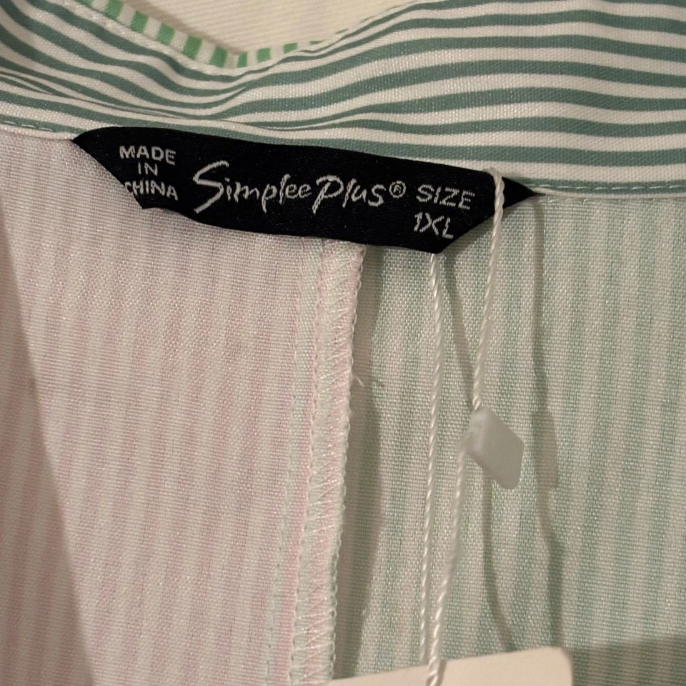 Mom & Baby Matching outfit dress pin strip dress belt preppy mom 1XL baby 9-12m - Image 3 of 4