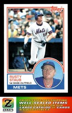1983 Topps #740 Rusty Staub METS
