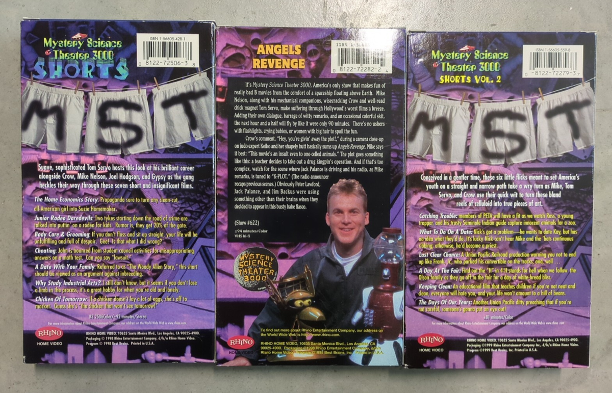 Mystery Science Theater 3000 Shorts Vol 1-2 Angels Revenge MST3K